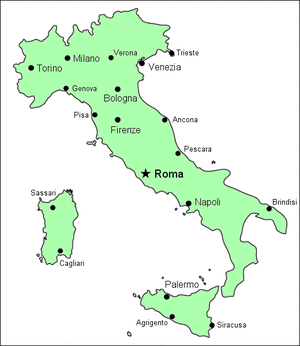 Italyoutlinemapcityitalian